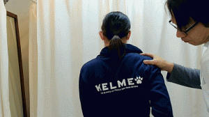 枚方市背中で合掌